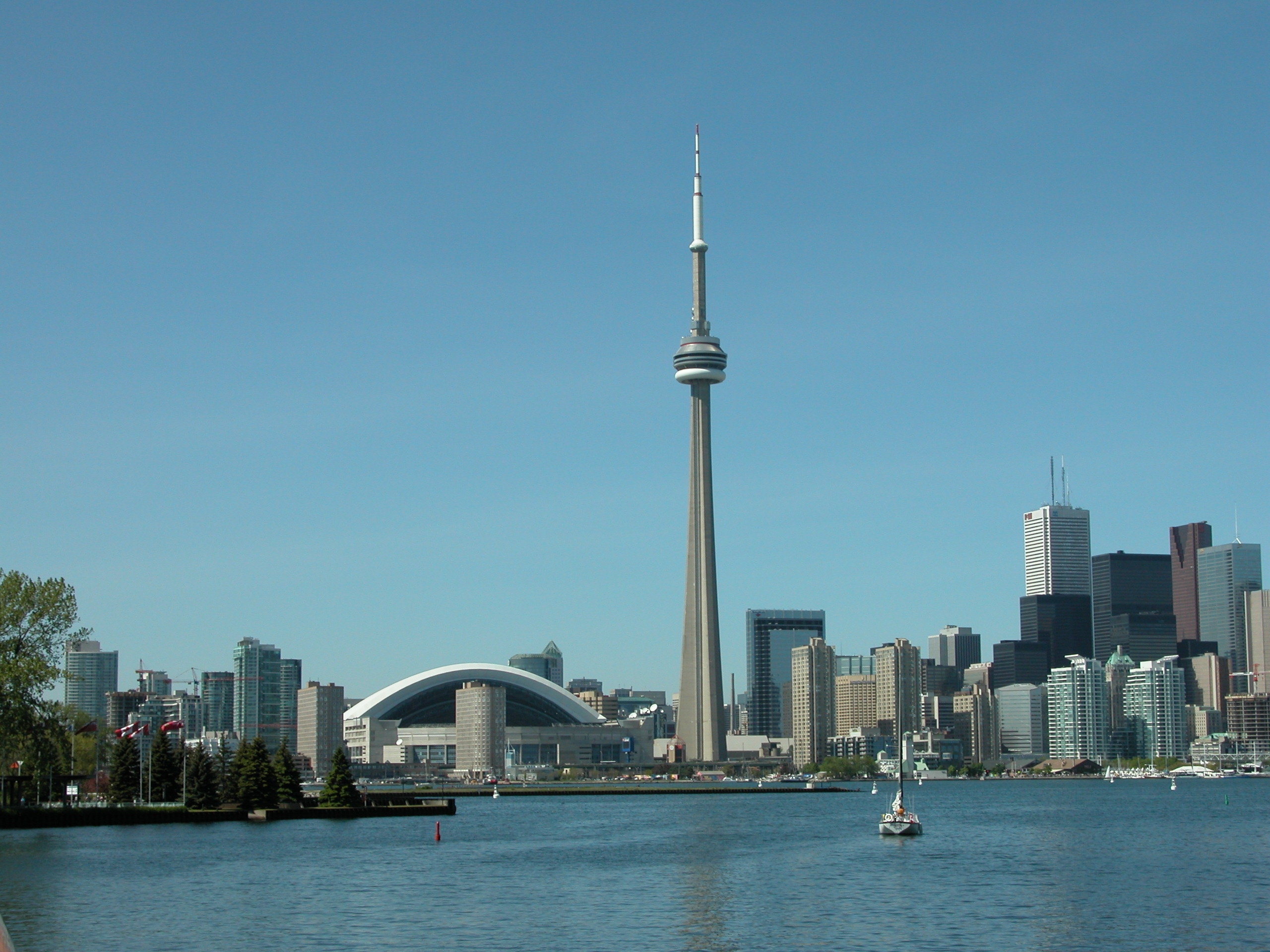 zendmast en skyline | Toronto
